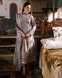 Mehza — Sunehri purple silver zarri silk suit with hand-embellished beadwork and threadwork