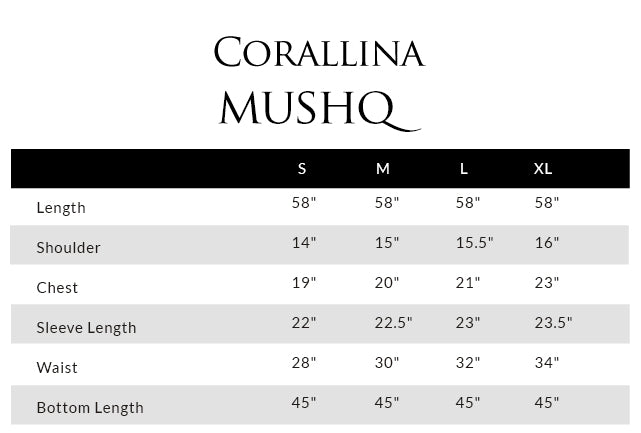 Size guide - shirt