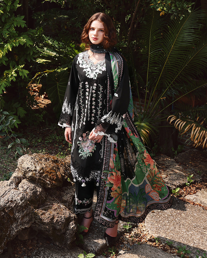 Nightshade Bloom | Unstitched | Secret Garden V2 | | Pakistani Women's Fashion