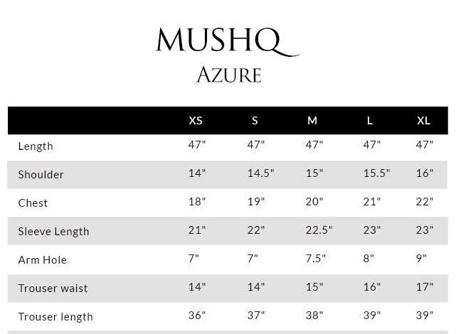Size guide - shirt