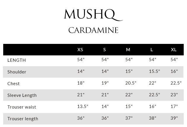 Size guide - shirt