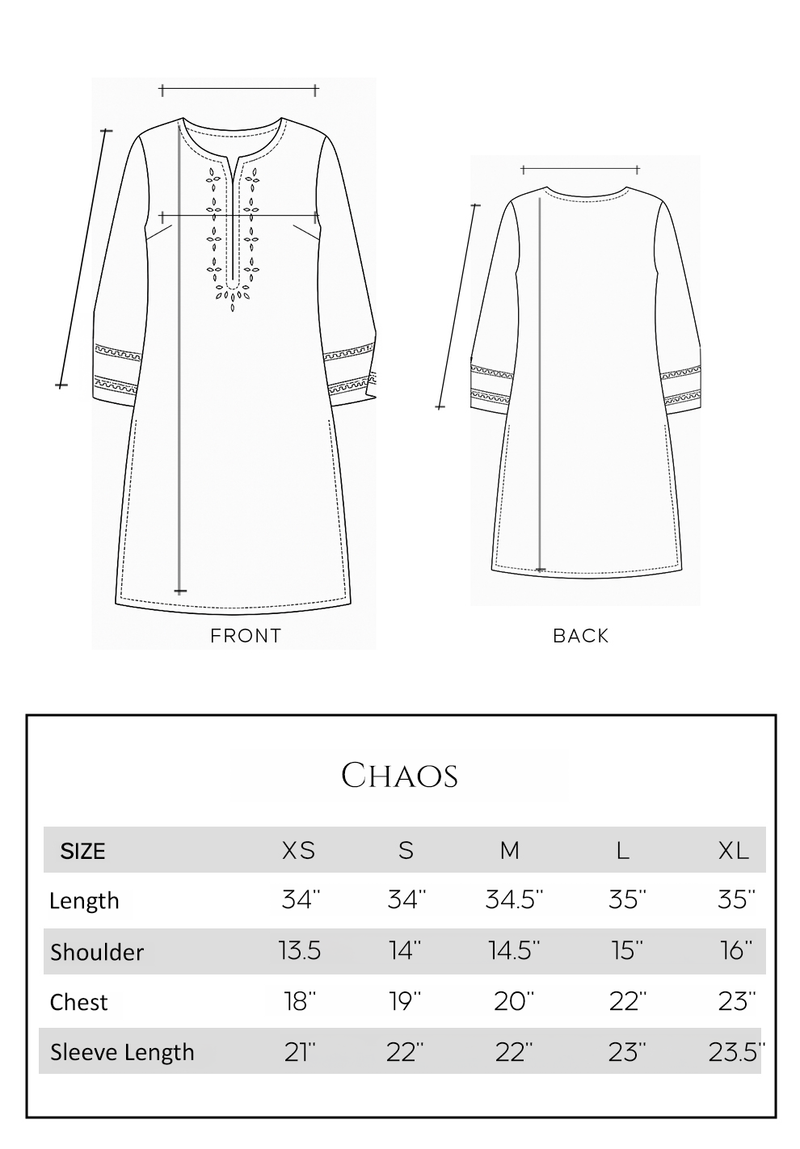 Size guide - shirt