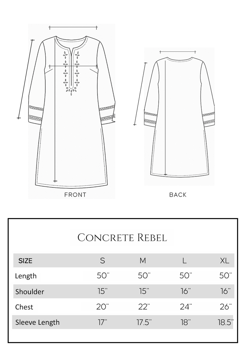 Size guide - shirt