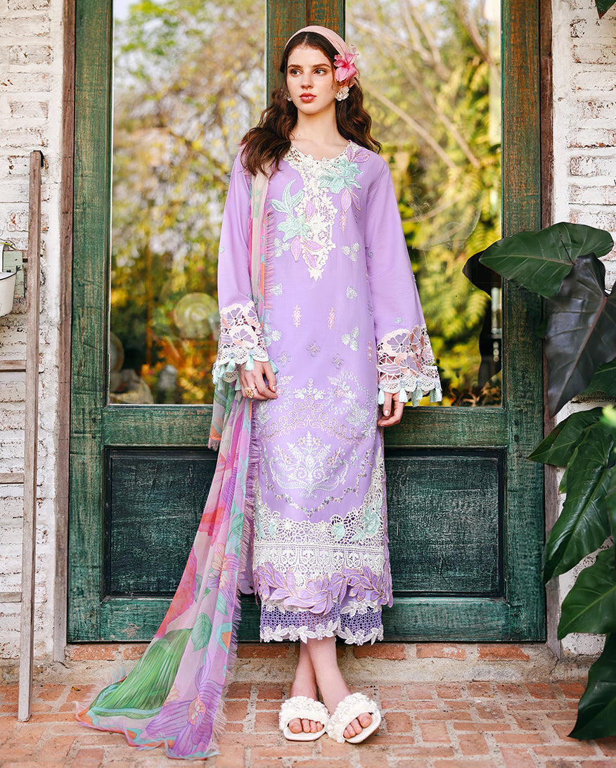 Dewspell | Unstitched | Secret Garden V2 | | Pakistani Women's Fashion