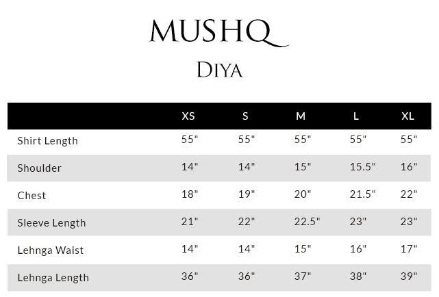 Size guide - shirt