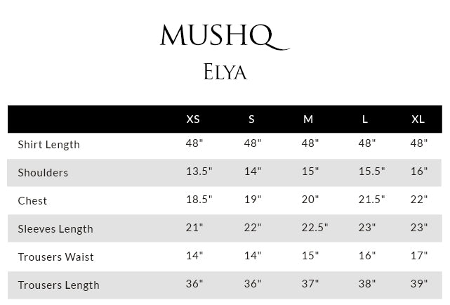 Size guide - shirt