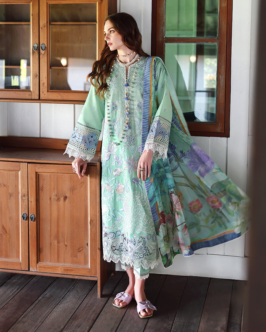 Fernlore | Unstitched | Secret Garden V2 | | Pakistani Women's Fashion