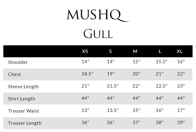Size guide - shirt