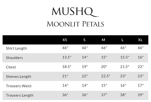 Size guide - shirt