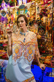 Water Lily | La Dolce Hemline Prints'25 Vol 2 | Women | Mushq | Pakistani Designer Dresses USA