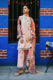 Peach Poppies | La Dolce Hemline Prints'25 Vol 2 | Women | Mushq | Pakistani Designer Dresses USA