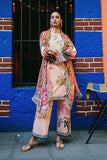 Peach Poppies | La Dolce Hemline Prints'25 Vol 2 | Women | Mushq | Pakistani Designer Dresses USA