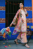 Peach Poppies | La Dolce Hemline Prints'25 Vol 2 | Women | Mushq | Pakistani Designer Dresses USA