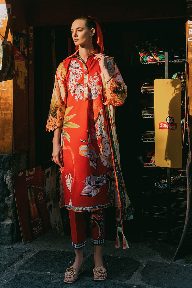 Ride Vineyard | La Dolce Hemline Prints'25 Vol 2 | Women | Mushq | Pakistani Designer Dresses USA