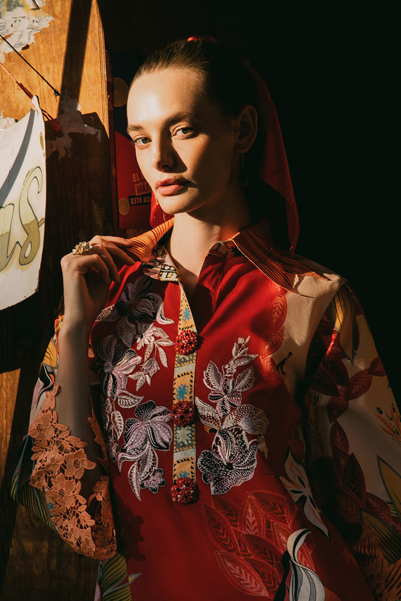 Ride Vineyard | La Dolce Hemline Prints'25 Vol 2 | Women | Mushq | Pakistani Designer Dresses USA