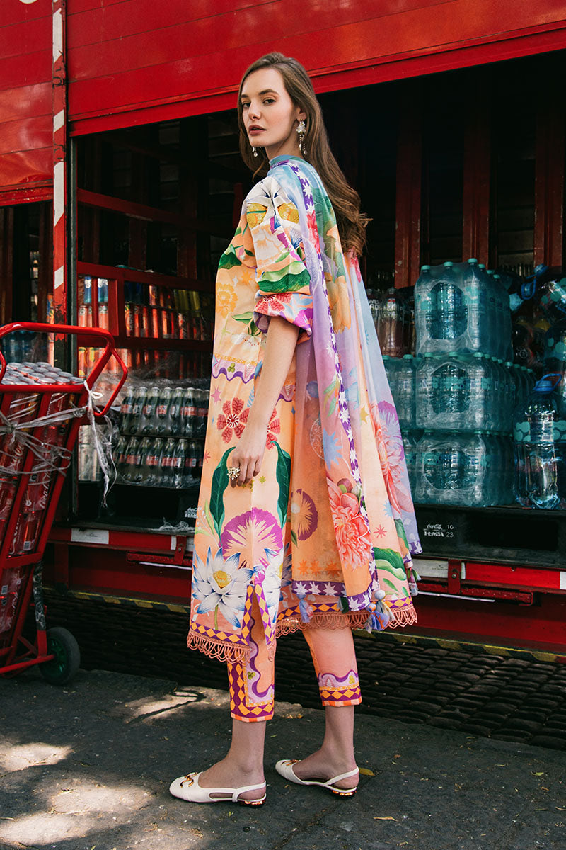 Angels Song | La Dolce Hemline Prints'25 Vol 2 | Women | Mushq | Pakistani Designer Dresses USA