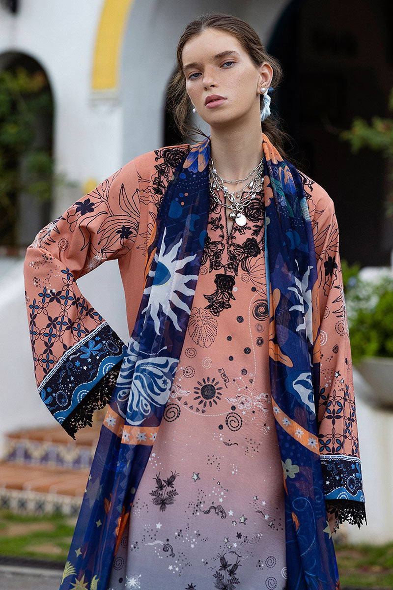 Viento Vivi | Mirasol Unstitched Printed Cambric | Women | Mushq | Pakistani Designer Dresses USA