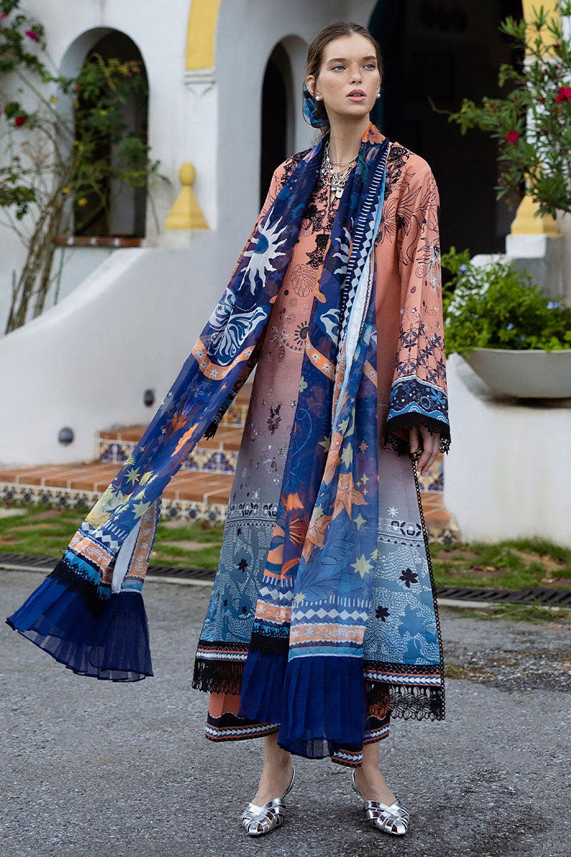 Viento Vivi | Mirasol Unstitched Printed Cambric | Women | Mushq | Pakistani Designer Dresses USA