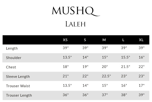 Size guide - shirt