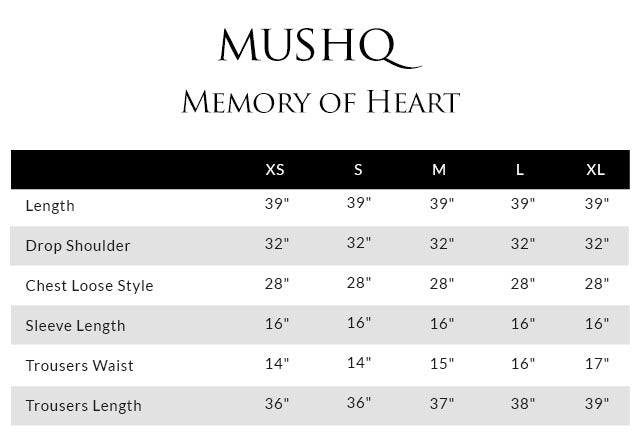 Size guide - shirt