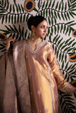 Nurah — Sunehri lilac gold hand-embellished zarri silk suit