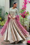Zima — Sunehri mint green embroidered satin zari lehenga with kasab net dupatta
