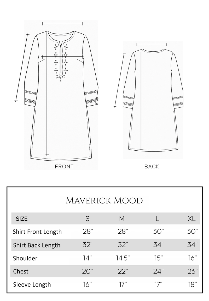 Size guide - shirt