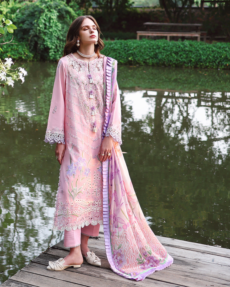 Moonpetal | Unstitched | Secret Garden V2 | | Pakistani Women's Fashion