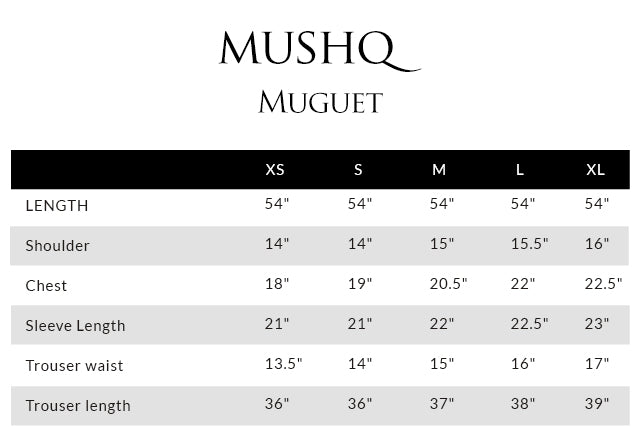 Size guide - shirt
