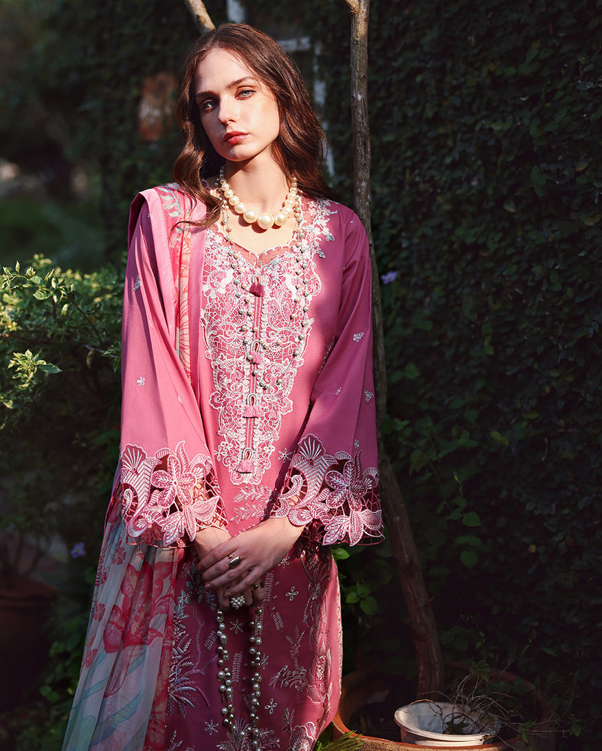 Mystic Camellia | Unstitched | Secret Garden V2 | | Pakistani Women's Fashion