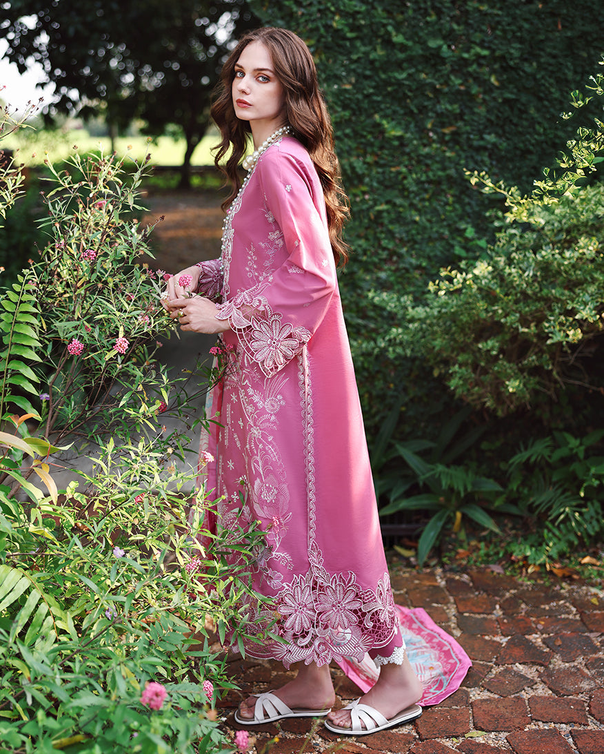 Mystic Camellia | Unstitched | Secret Garden V2 | | Pakistani Women's Fashion