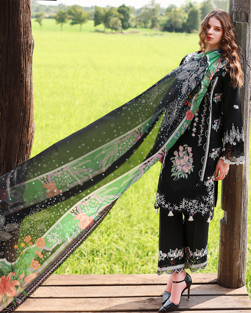 Nightshade Bloom | Unstitched | Secret Garden V2 | | Pakistani Women's Fashion