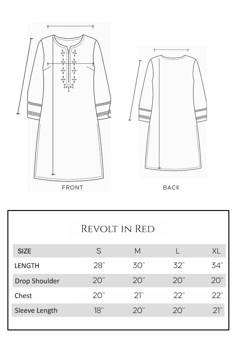 Size guide - shirt