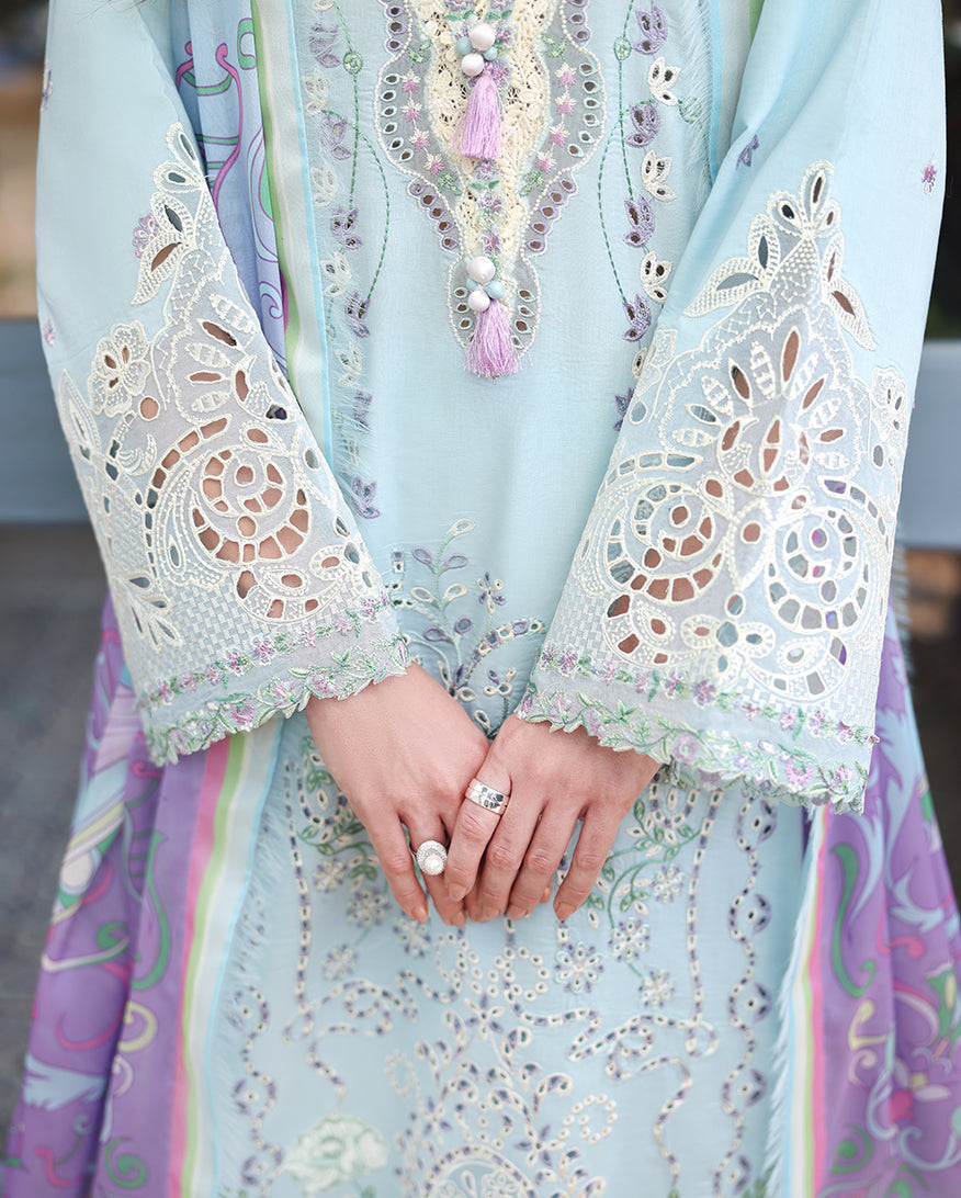 Secret Blossom | Unstitched | Secret Garden V2 | | Pakistani Women's Fashion