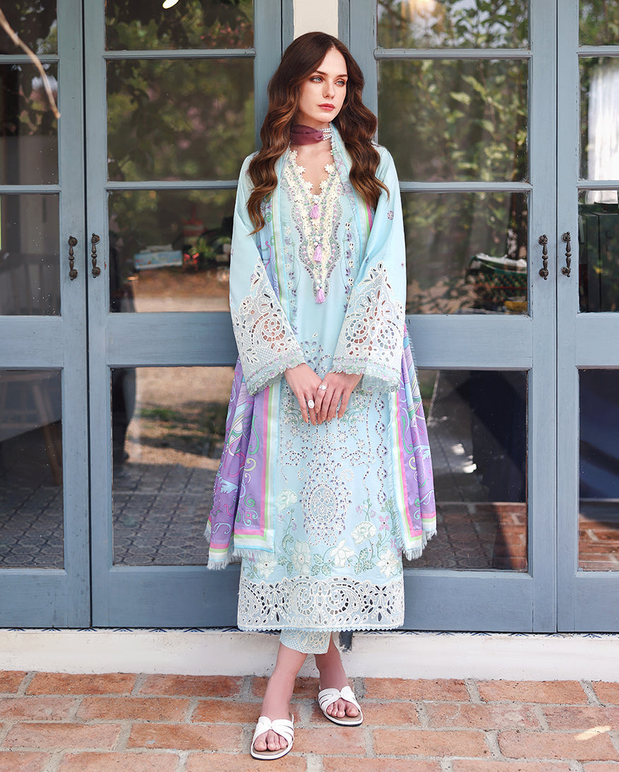 Secret Blossom | Unstitched | Secret Garden V2 | | Pakistani Women's Fashion