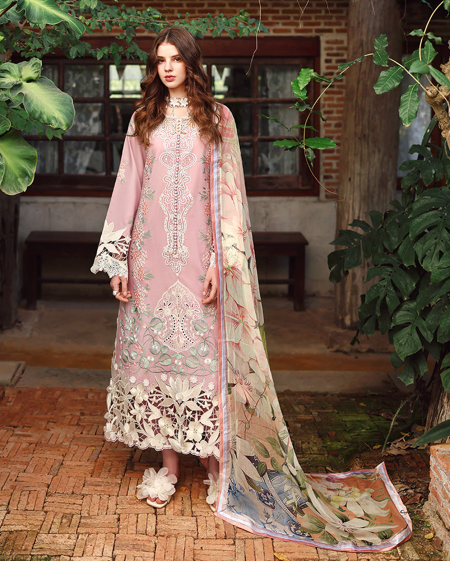 Secret Petals | Unstitched | Secret Garden V2 | | Pakistani Women's Fashion