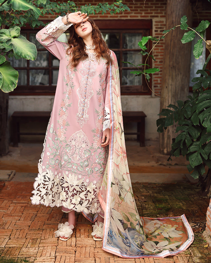 Secret Petals | Unstitched | Secret Garden V2 | | Pakistani Women's Fashion