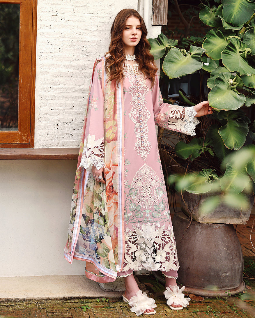 Secret Petals | Unstitched | Secret Garden V2 | | Pakistani Women's Fashion