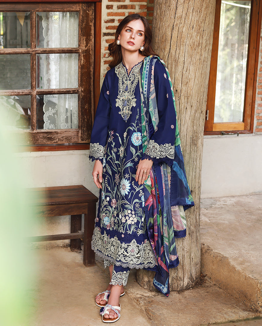 Sylphae | Unstitched | Secret Garden V2 | | Pakistani Women's Fashion