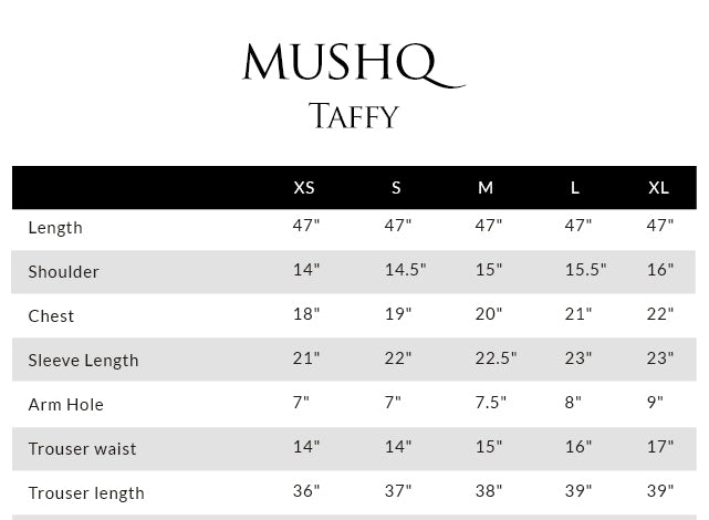 Size guide - shirt