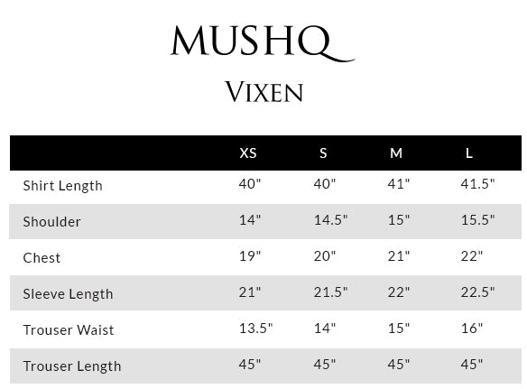 Size guide - shirt
