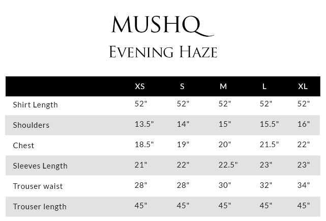 Size guide - shirt