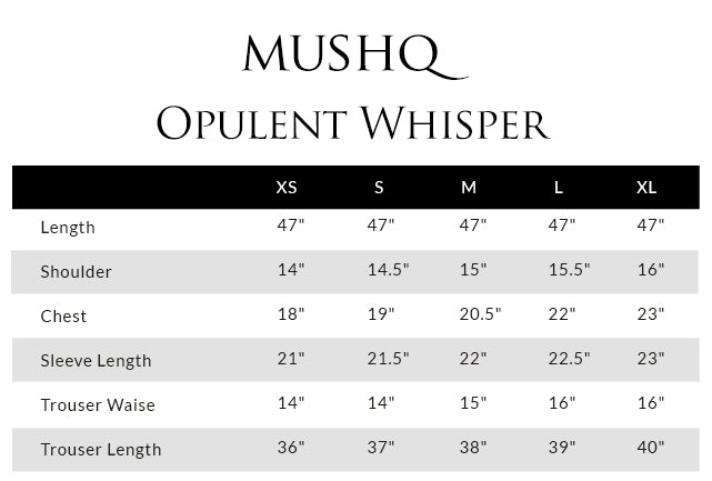 Size guide - shirt