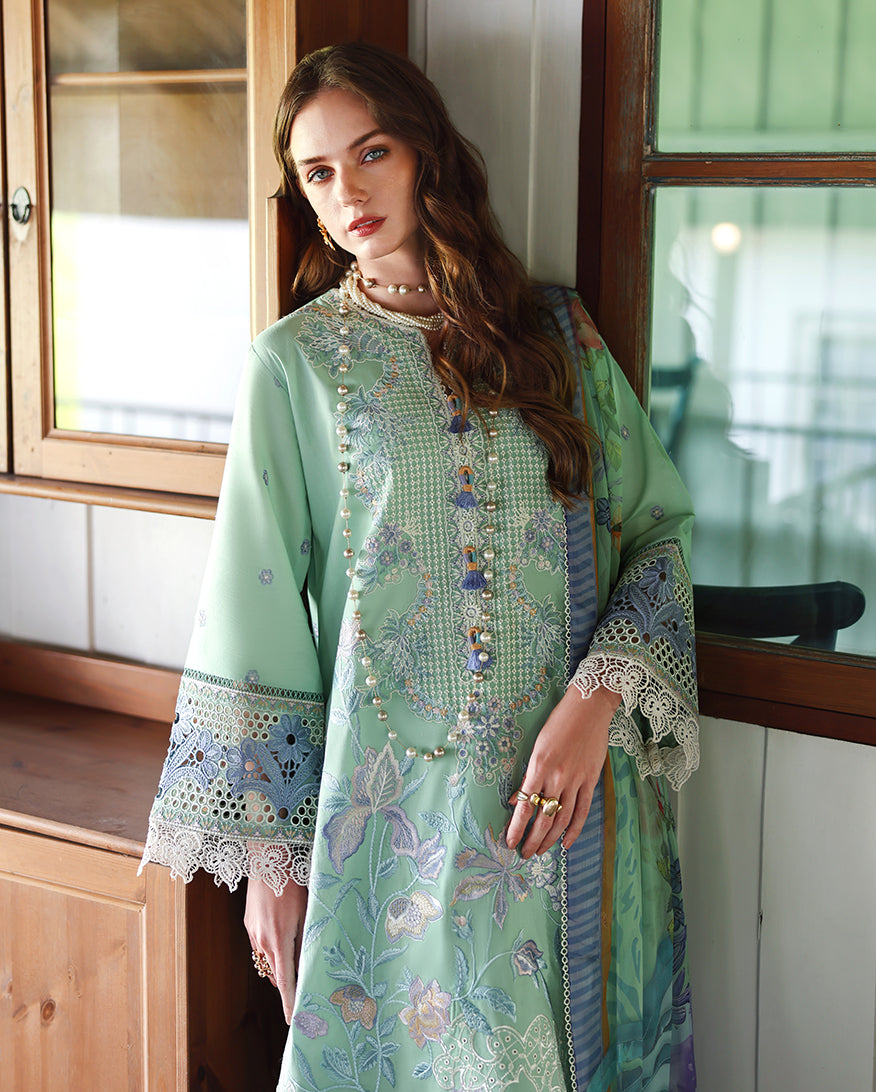 Fernlore | Unstitched | Secret Garden V2 |  | Pakistani Women's Fashion