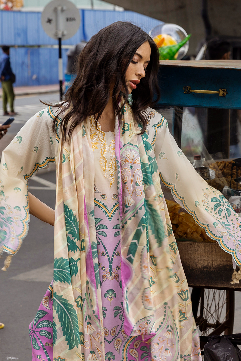 Valeria | La Dolce Hemline Prints'25 | Women | Mushq | Pakistani Designer Dresses USA