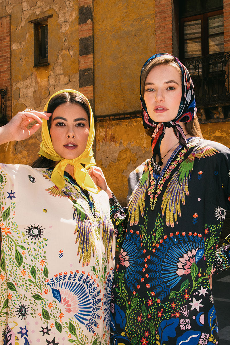 Magnolias | La Dolce Hemline Prints'25 Vol 2 | Women | Mushq | Pakistani Designer Dresses USA