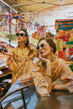 Blossing Almond | La Dolce Hemline Prints'25 Vol 2 | Women | Mushq | Pakistani Designer Dresses USA