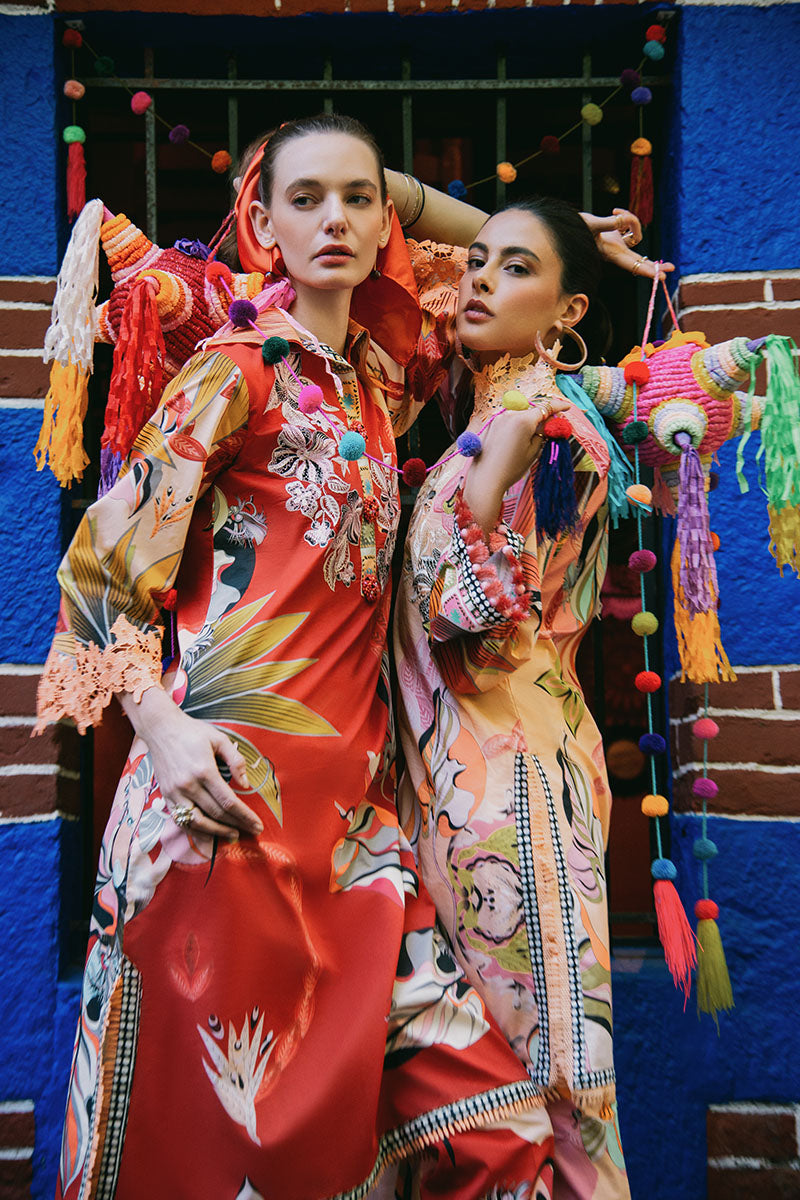 Ride Vineyard | La Dolce Hemline Prints'25 Vol 2 | Women | Mushq | Pakistani Designer Dresses USA