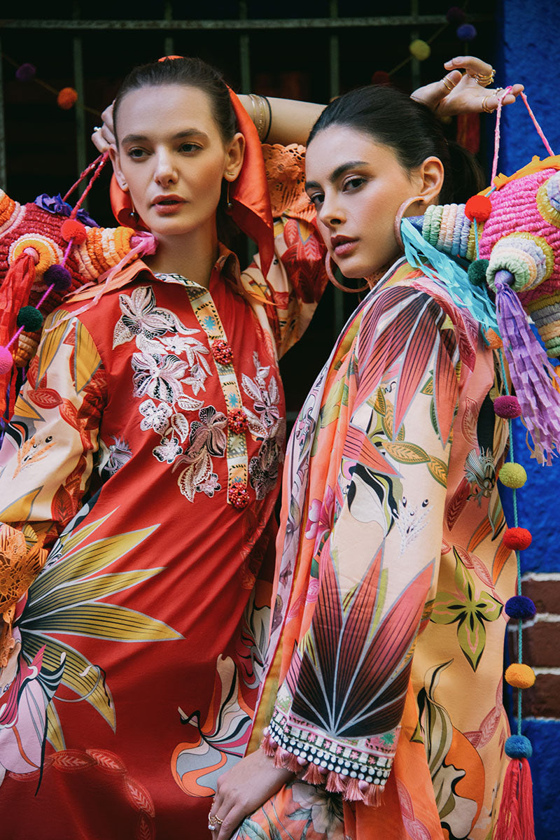 Ride Vineyard | La Dolce Hemline Prints'25 Vol 2 | Women | Mushq | Pakistani Designer Dresses USA