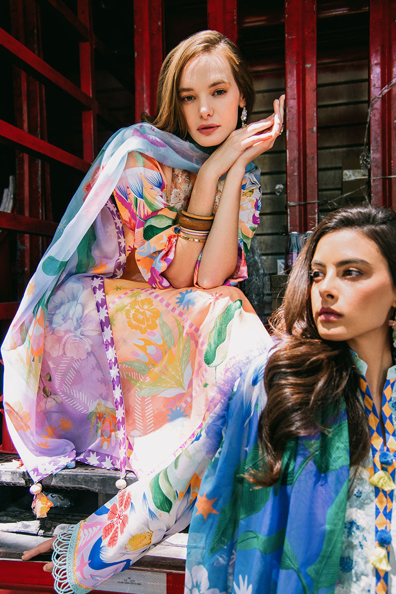 Angels Song | La Dolce Hemline Prints'25 Vol 2 | Women | Mushq | Pakistani Designer Dresses USA